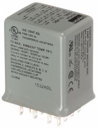 DAYTON Hermetically Sealed Relay: Socket Mounted, 3 A Current Rating, 12V DC, 4PDT, G Socket (MPN 1EHU4). Key specifications — Brand: DAYTON; Base Type: Square; Mounting Style: Plug-In; Manufacturer Part Number: 1EHU4; Series: G Series.