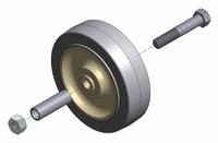 COTTERMAN Diameter Caster Wheel: For Rolling Ladders, Rigid, 1 Casters, 4 in Wheel Dia, Casters (MPN SU1070). Key specifications — Caster Type: Rigid; Includes: Axle Bolt; Brand: COTTERMAN; Compatible Ladder Type: Rolling Ladders; Compatible with Series: 5000; Product Type: Wheel.