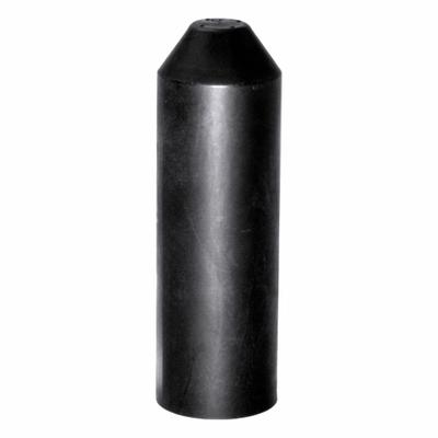 ELECTRIDUCT Heat Shrink End Caps: 100 Pk, 0.8 in I.D. Before Shrinking