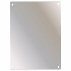 KETCHAM Bathroom Mirror: Rectangular, Stainless Steel, 24 in Overall Ht, 18 in Overall Wd, Wall (MPN SSF-1824). Key specifications — Brand: KETCHAM; Frame Finish: Unfinished; Frame Color: Silver; Lighted: No.