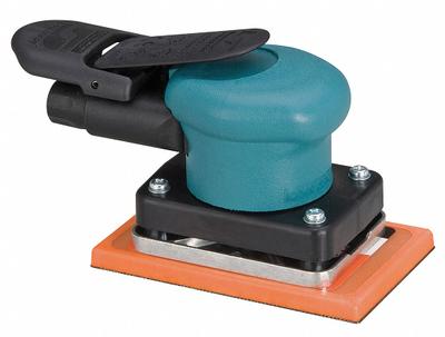 DYNABRADE Air Sheet Sander: Orbital, 0.15 hp, 13 cfm, Non-Vacuum, 10,000 RPM Max - Sheet Sanders