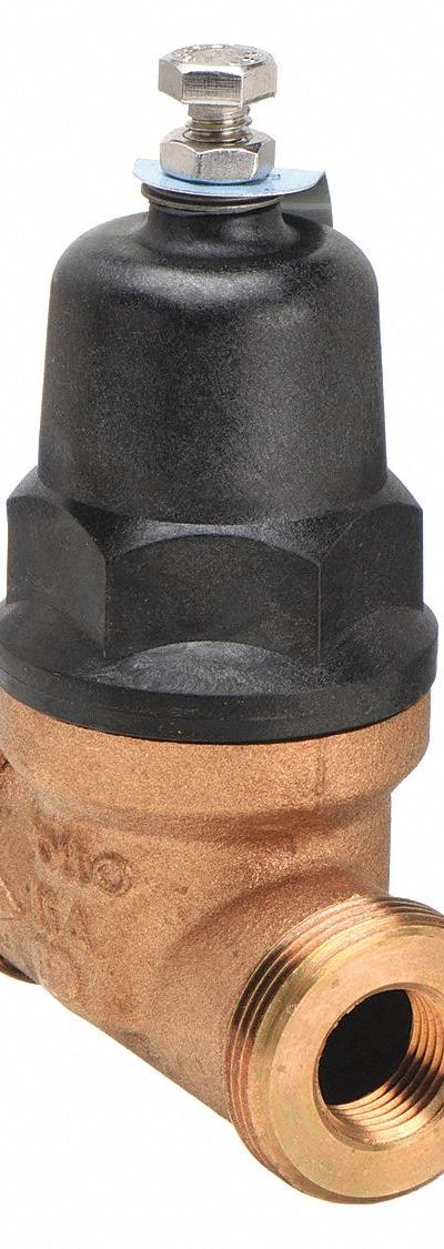 APOLLO Water Pressure Reducing Valve: NPT x NPT - High Capacity Water Pressure Regulators