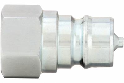 Parker Hydraulic Quick Connect Hose Coupling: 1 in Coupling Size, Steel - 6600 Series Hydraulic Quick-Connect Coupling Plugs