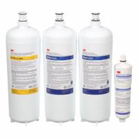 3M Filter Pack: 0.2 micron, 7 gpm, 70,000 gal, 5 7/8 in Overall Ht, 15 1/8 in Overall Dia (MPN CARTPAK DF260-CLX; 5613831). Key specifications — Filter Media: Pleated Membrane; Reduces: Chlorine Taste; Brand: 3M.