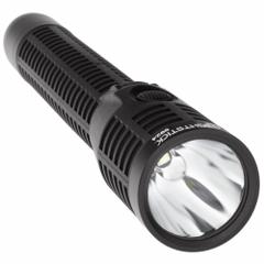 NIGHTSTICK Rechargeable Flashlight: Rechargeable, 1,100 lm, 4.25 hr Run Time at Max. Brightness (MPN NSR-9924XL). Key specifications — Brand: NIGHTSTICK; Switch Location: Body; Charger Style Included: AC/DC Cords with Charger; Battery Requirements - Broad: Includes Rechargeable.