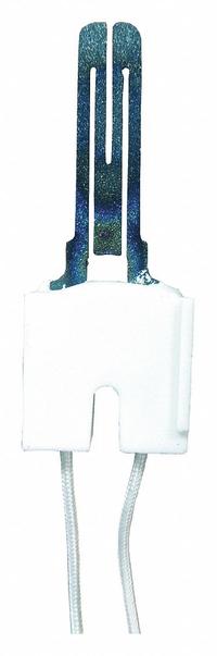 Hot Surface Igniter: Universal, Silicon Carbide, 5 1/4 in Lead Lg, 120V AC, Hardwired, Flat Tip (MPN IG408). Key specifications — Electrical Connection Type: Hardwired; Manufacturer Part Number: IG408; Brand: SUPCO; Input Voltage: 120V AC; Replacement for OEM Brands: Other OEM Brands.