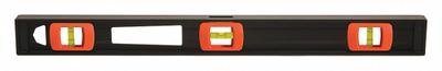 JOHNSON LEVEL I-Beam Level: Level & Plumb, I-Beam, 24 in Overall Lg, Top & Side Read - Magnetic Box Levels