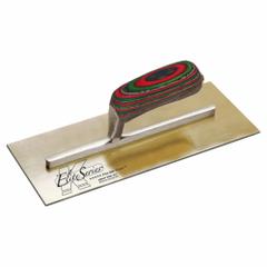 KRAFT TOOL Plaster Trowel: Blade Material Stainless Steel, Blade Shape Square, 5 in Blade Wd (MPN PLE460). Key specifications — attr1008665: Camel Back; attr1005004: KRAFT TOOL; attr1008664: Wood.