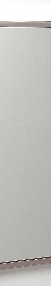 SEE ALL Bathroom Mirror: Rectangular, Glass, 36 in Overall Ht, 24 in Overall Wd, 4 in Overall Dp (MPN FTILT2436G). Key specifications — Brand: SEE ALL INDUSTRIES; Frame Material: Stainless Steel; Frame Finish: Polished; Frame Color: Silver; Mirror Edge Style: Polished Edge; Lighted: No.