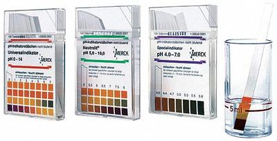 EMD pH Test Strips: 2.5 pH to 4.5 pH, 0.3 pH Resolution - High Precision pH Strips