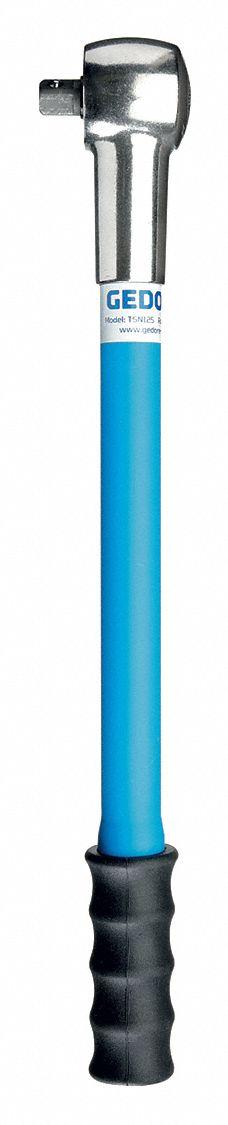GEDORE Micrometer Torque Wrench: 1/2 in Drive Size, 40 N-m to 125 N-m, 18 1/4 in Overall Lg (MPN 759-03). Key specifications — attr310269: Yes; attr310266: 40 N-m to 125 N-m; attr324955: GEDORE.
