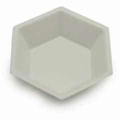 HEATHROW SCIENTIFIC Weighing Boat: Sterile, Polystyrene, 46 mL Capacity, Hexagon, 2 in Overall Ht (MPN 120882). Key specifications — Brand: HEATHROW SCIENTIFIC; Color: White; Material: Polystyrene; Boat Shape: Hexagon; Includes Finger Tab: Not Included.