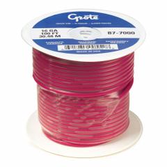GROTE Automotive Wire: GXL, 100 ft, 1 Conductor, 14 AWG, Red, 60 V Volt (MPN 87-7200). Key specifications — Brand: GROTE.