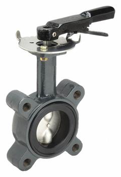 VIEGA PROPRESS Butterfly Valve: 3 in Pipe Size, Concentric, 200 psi Max. Pressure (CWP), Lug, EPDM (MPN 22075). Key specifications — Brand: VIEGA PROPRESS; Handle Type: Lever; Disc Material: 316 Stainless Steel.