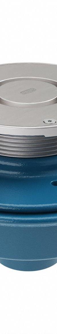 ZURN Floor Drain: Round, Cast Iron, 8 3/8 in Overall Dia, 6 in Overall Ht, 2 in Nominal Pipe Size (MPN ZN415-2NH-5LR). Key specifications — Brand: ZURN; Connection Type: No Hub.