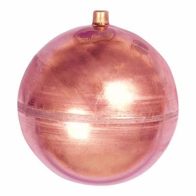Watts Float Ball: Float Ball, 3/8"-16, 3/8"-16 Thread Size, Internal, Threaded - Copper Threaded Floats