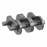 TRITAN Roller Attachment Link: For Std Roller Chains, 160, Double Strand, 2 in Pitch, Steel, Plain (MPN 160-2 CL). Key specifications — attr305132: Connecting; attr305112: TRITAN.