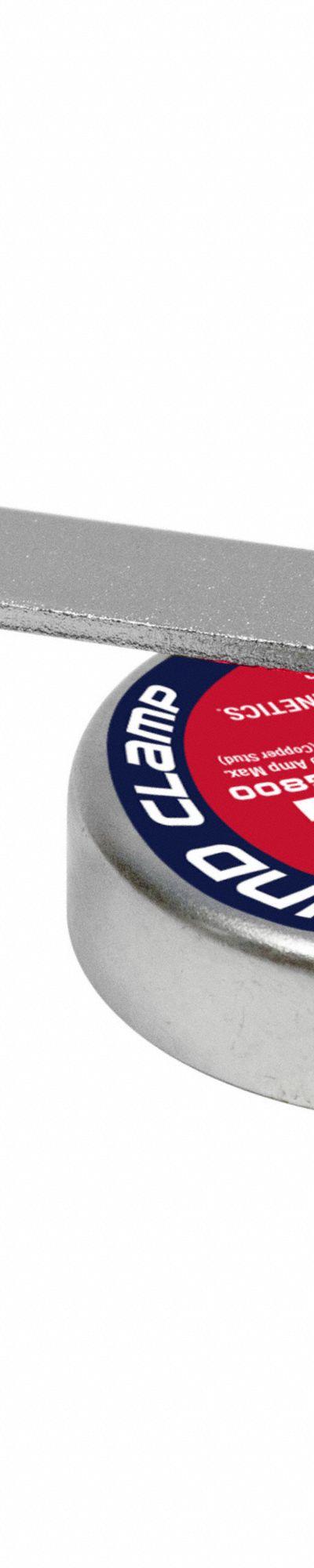 MAG-MATE Magnetic Welding Ground: 800 A, 4 AWG to 1/0 AWG, 35 lb Max Pull - Magnetic Ground Clamps