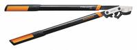 FISKARS Lopper: 2 3/4 in Blade Lg, 32 in Overall Lg, 2 in, Steel, Aluminum, Includes Cushioned Grip (MPN 394801-1005). Key specifications — Cutting Capacity: 2 in; Blade Material: Steel; Handle Material: Aluminum; Includes Cushioned Grip: Yes; Brand: FISKARS; Overall Length: 32 in.
