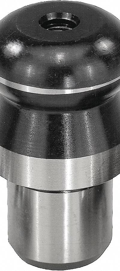 KIPP Locating Pin w/Ball End: Ball End, Tool Steel, 16 mm Shank Outside Dia - Ball-End Locating Pins