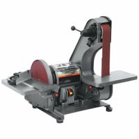 JET Belt and Disc Sander: For Metal, 115 V, Single-Phase, 3/4 hp, 2 in x 42 in Belt, 8 in Disc, 45° (MPN 577004). Key specifications — attr564072: Single-Phase; attr650959: Metal; attr564036: JET.