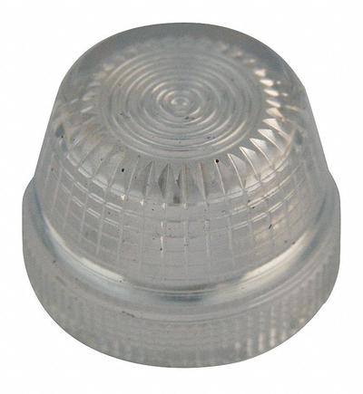 EATON Pilot Light Lens: 30 mm Panel Mounting Hole Dia, Clear, Fresnel, Incandescent/LED - Pilot-Light Lenses