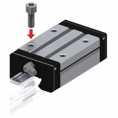 THK Linear Guide Carriage: For 28 mm Rail Wd, Ball, SSR Radial Rail Guide, 32.5 mm Carriage Ht (MPN SSR30XW1SSC1). Key specifications — Carriage Material: Carbon Steel; Roller Material: Carbon Steel; Size: 30; Brand: THK; Features: Light Preload; Type: SSR Radial Rail Guide.