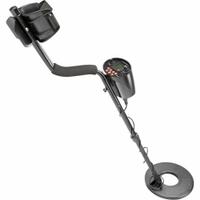BARSKA Metal Detector: 10 in Scan Dp, 49 in L x 9 1/2 in W x 10 in H, Sound Alert (MPN BE12596). Key specifications — Alert Type: Sound; Batteries Included: No Batteries Included; Battery Size: 9V; Brand: BARSKA.