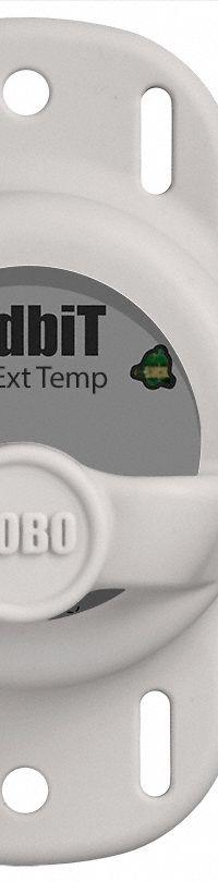 HOBO Waterproof Data Logger: 0%to 95% Relative Humidity Measured, -4°F to 158°F, MX2205, Wireless. Key specifications — Interface: Wireless; Parameters Measured: Temperature °F; Brand: HOBO; Features: Patented Connectivity Technology; Includes: Hook and Loop Strip; Data Logger Type: Temperature.