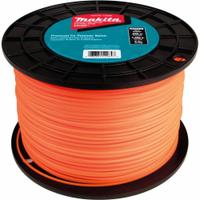 MAKITA Trimmer Line: Co-Polymer Nylon, 0.095 in Dia, 1,400 ft Overall Lg, Round, Orange (MPN T-03420). Key specifications — Brand: MAKITA; Compatible Manufacturer Number: 385KK4; Compatible Product Type: Trimmer Heads; Material: Co-Polymer Nylon.