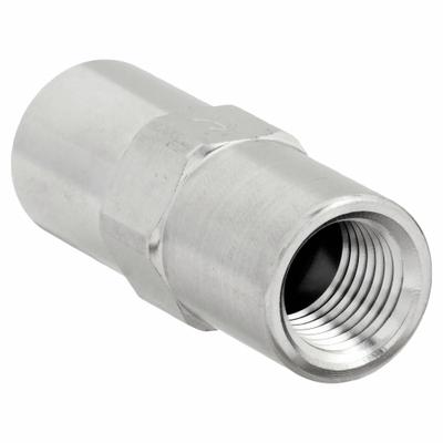 APPROVED VENDOR Piston Spring Check Valve: Piston, Inline Valve Body, 1/4 in Pipe Size - Stainless Steel Inline Piston Check Valves