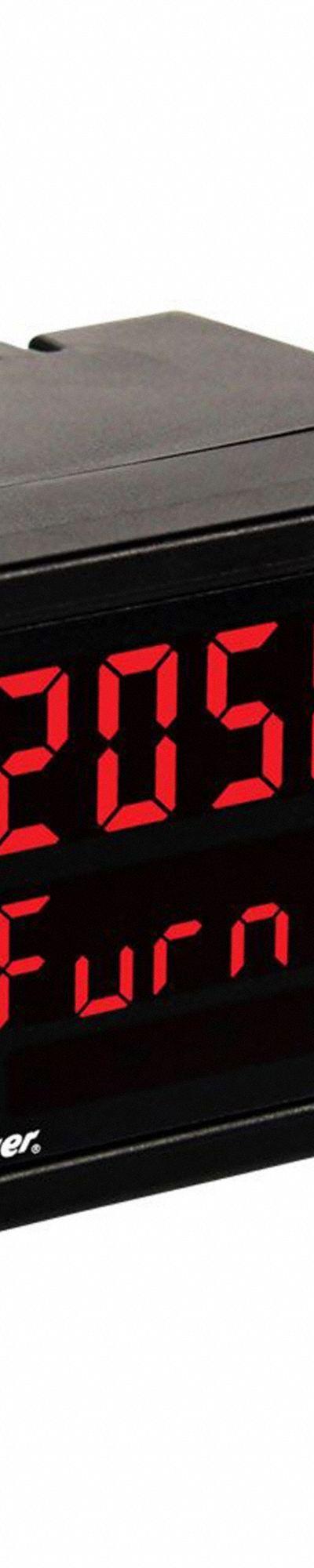 DWYER Temperature Panel Meter: -9,999 Display Span - Temperature Digital Panel Meters