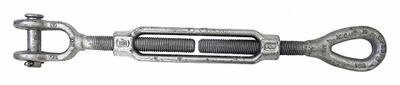 CROSBY Turnbuckle Assembly: Steel, 5,200 lb Working Load Limit - Jaw & Eye Turnbuckle Assemblies