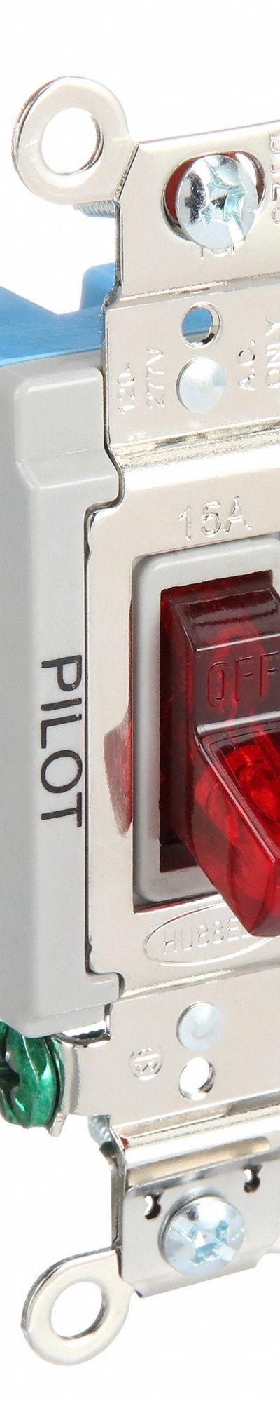 HUBBELL Wall Switch: Toggle Switch - Toggle Wall Switches