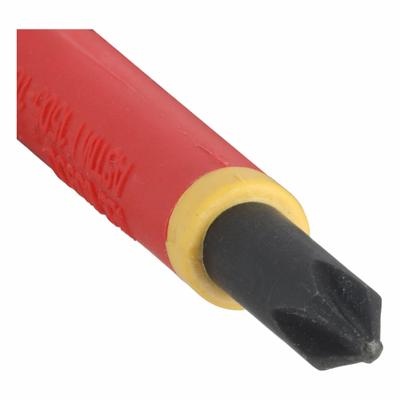 MILWAUKEE Insulated Phillips Screwdriver: Std Lg, Friction, Not ESD Safe, Tether Ready - Insulated Phillips Screwdrivers
