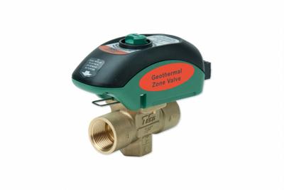 TACO Motorized Zone Valve: 10.3 Cv Flow Rate, 2-Way, 3/4 in Female NPT, Non-Spring Return - 2-Way NPT Connection Zone Valves