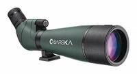 BARSKA Spotting Scope: 20x to 60x, 48 ft @ 1000 yd (60x)/82.9 ft @ 1000 yd (20x), Hunting (MPN AD12756). Key specifications — Color: Green; Magnification: 20x to 60x; Field of View: 82.9 ft @ 1000 yd (20x); Weather Resistant: Water Resistant; Brand: BARSKA; Product Type: Spotting Scope.