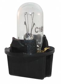 APPROVED VENDOR Incandescent Bulb: Incandescent, Printed Circuit, T3-1/4, PC161, 14V AC, 2.66 W Watt (MPN PC161-10PK). Key specifications — Bulb Shape: T3-1/4; Brand: APPROVED VENDOR; Voltage: 14V AC; Trade Number: PC161.