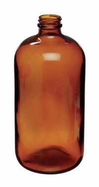 WHEATON Safety Coated Bottle: 1 L, Amber, 33-400 mm, No Closure, No Closure, Type III (MPN 220926). Key specifications — attr1370730: Amber; attr1370763: Soda Lime Glass; attr1370766: WHEATON; attr1370767: 33-400 mm; attr1370776: No; attr1370779: Type III.
