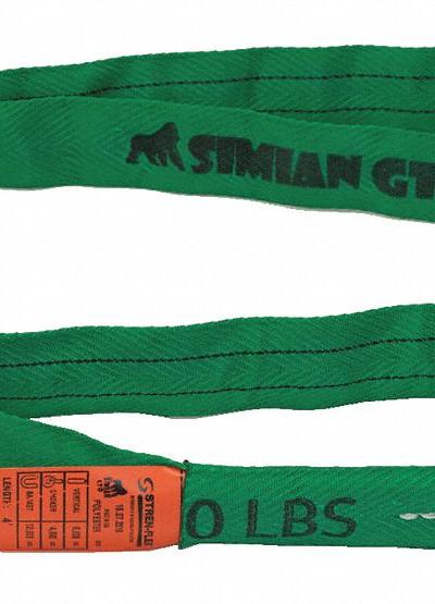 STREN-FLEX SIMIAN GT Round Sling: Type 5 - Abrasion-Resistant Endless Round Slings