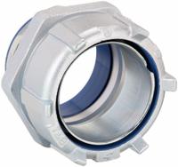 Liquid-Tight Conduit Fitting: Steel/Iron, 4 in Trade Size, Insulated, Straight (MPN 5340). Key specifications — Insulated: Insulated; Box Connection: 4 in MNPT; Hazardous Location Rating: Class III Division 1 and 2; Brand: THOMAS & BETTS.