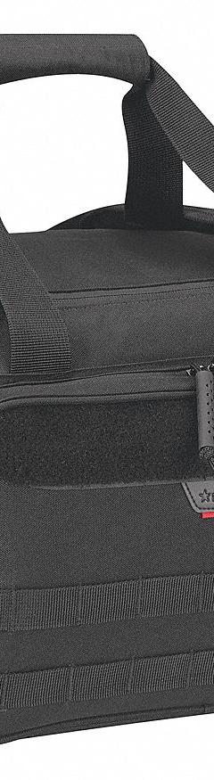 PROPPER Shooting Range Pack: 15 in Lg, 10 in Wd, 0 Pockets (Inside), 0 Pockets (Outside), Zipper (MPN F56380A001). Key specifications — For Use With: Handguns.