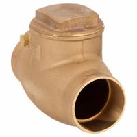 MILWAUKEE VALVE Swing Check Valve: Swing, Inline Valve Body, 2 in Pipe Size, Sweat x Sweat, Bronze (MPN 1509 2"). Key specifications — Brand: MILWAUKEE VALVE.