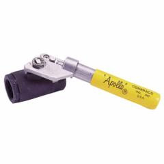 APOLLO Manual Two-Way Ball Valve: 2 in, Carbon Steel, Straight, FNPT x FNPT, Std Port Ball Port (MPN 8950801). Key specifications — Brand: APOLLO; Handle: Spring-Return Lever.