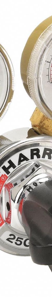HARRIS Gas Regulator: Single Stage, CGA 510 Inlet, 9/16"-18 M LH Outlet, 50 psig (MPN 25-50C-510P). Key specifications — Brand: HARRIS; Manufacturer Part Number: 25-50C-510P; Diaphragm Material: Fiber Reinforced Neoprene; Outlet Connection: 9/16"-18 M LH; Inlet Connection: CGA 510.