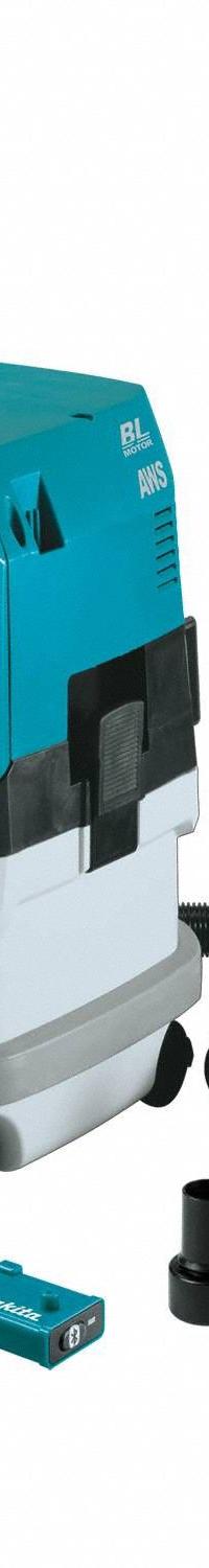 MAKITA Cordless Dry Dust Extractor: Cordless, HEPA, Dry, 2.1 gal Tank, (1) Bare Tool, 148 cfm (MPN GCV02ZU). Key specifications — attr118071: Yes; attr118082: Plastic; attr118063: (1) Bare Tool; attr118066: HEPA; attr118075: Dry; attr118056: Battery Not Included.