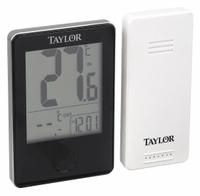 TAYLOR Thermometers: -40°F to 140°F /-40°C to 60°C, ±1.8°F/1°C @ 32 to 104°F/±3.6°F/2°C Above 40°C (MPN 1730). Key specifications — Display Type: Digital; Brand: TAYLOR.