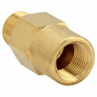 APPROVED VENDOR Piston Spring Check Valve: Piston, Inline Valve Body, 3/8 in Pipe Size, MNPT x FNPT (MPN CHK BRS 610-6M6F-B). Key specifications — Brand: APPROVED VENDOR.