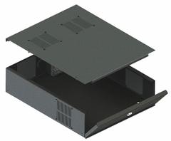 VIDEO MOUNT PRODUCTS DVR Lockbox: 5 in Overall Ht, 21 in Overall Dp, 17 1/4 in Overall Wd, Fan (MPN DVR-LB3). Key specifications — Brand: VIDEO MOUNT PRODUCTS; Includes: Fan.