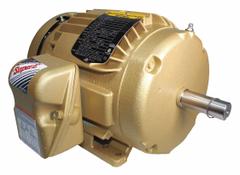 BALDOR General Purpose Motor: Rigid Base Mount, Totally Enclosed Fan Cooled, 1 1/2 hp, 3,500 RPM (MPN EM3583T). Key specifications — Brand: BALDOR; Nameplate Voltage @ 60 Hz: 208-230/460V AC; Full Load Current @ 60 Hz: 3.8/1.9 A; Nameplate RPM @ 60 Hz: 3,500 RPM; Motor Enclosure: TEFC.